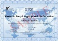 SAMPLE - Master in Body Language & Lie Detection
